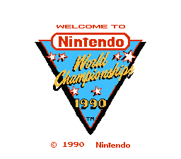 Nintendo World Championships 1990 — Title screen