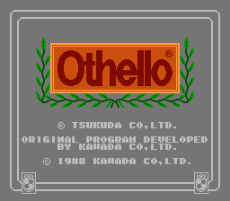 Othello — Title screen