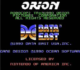RoboCop 2 — Title screen