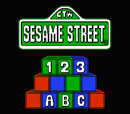 Sesame Street ABC & 123 — Title screen