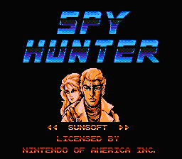 Spy Hunter — Title screen