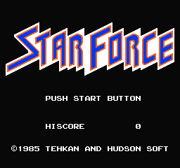 Star Force — Title screen