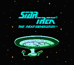 Star Trek : The Next Generation — Title screen