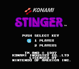 Stinger — Title screen