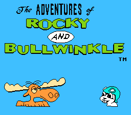 The Adventures of Rocky and Bullwinkle and Friends — Title screen