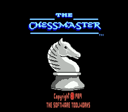 The Chessmaster — Title screen