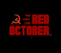 The Hunt for Red October — Title screen