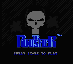 The Punisher — Title screen