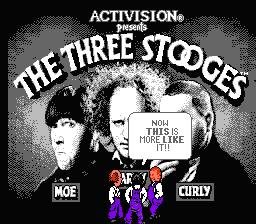 The Three Stooges — Title screen