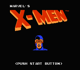 The Uncanny X-Men — Title screen