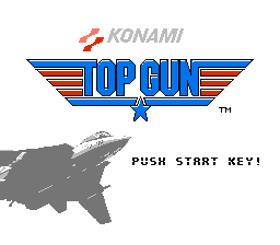 Top Gun — Title screen