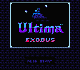 Ultima : Exodus — Title screen