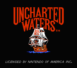 Uncharted Waters — Title screen
