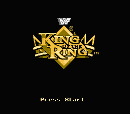 WWF King of the Ring — Title screen
