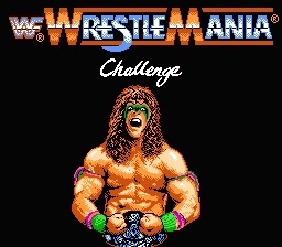 WWF Wrestlemania Challenge — Title screen