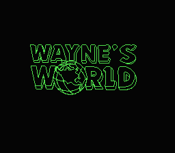 Wayne's World — Title screen