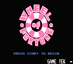 Wheel of Fortune — Title screen