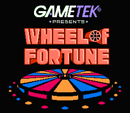 Wheel of Fortune : Featuring Vanna White — Title screen