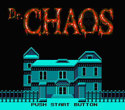 Dr. Chaos : Jigoku no Tobira — Title screen