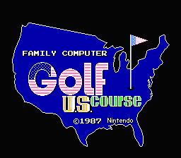 Golf: U.S. Course — Title screen