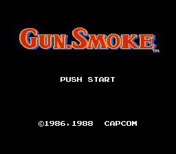Gun.Smoke — Title screen