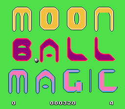 Moon Ball Magic — Title screen