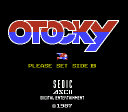 Otocky — Title screen