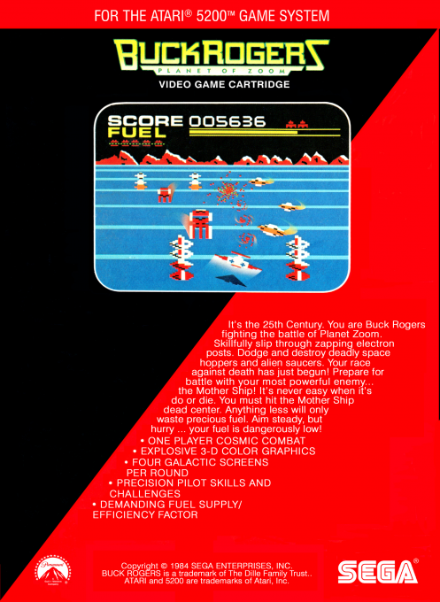 Buck Rogers : Planet of Zoom — Box back
