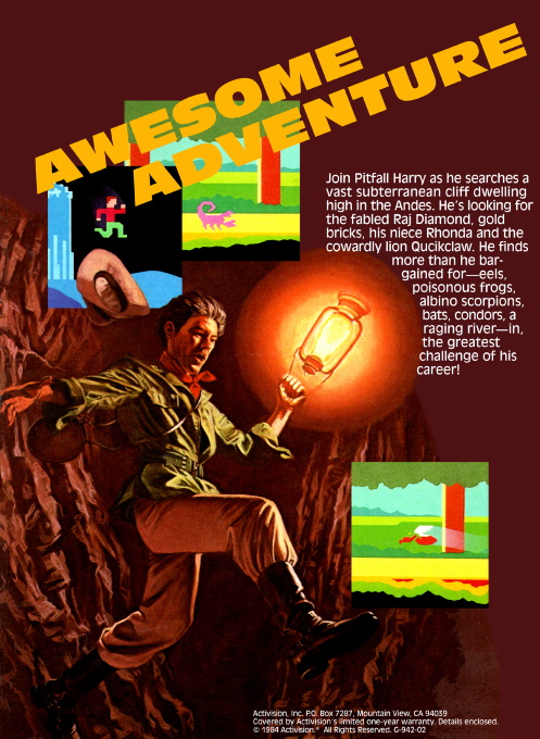 Pitfall II : Lost Caverns — Box back