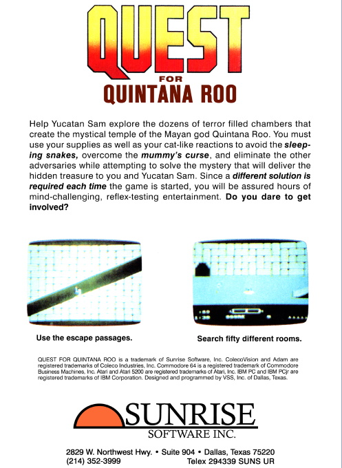 Quest for Quintana Roo — Box back