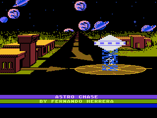 Astro Chase — Title screen