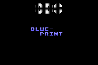 Blue Print — Title screen