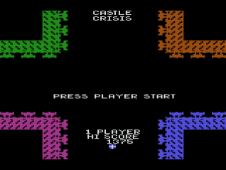 Castle Crisis (Homebrew) — Title screen