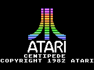 Centipede — Title screen