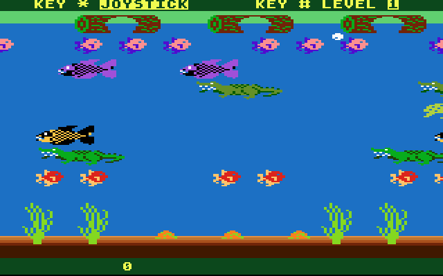 Frogger II : Threeedeep! — Title screen