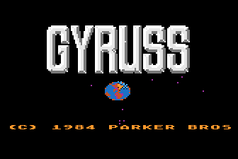 Gyruss — Title screen