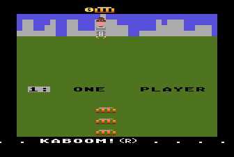 Kaboom! — Title screen