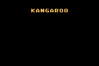 Kangaroo — Title screen