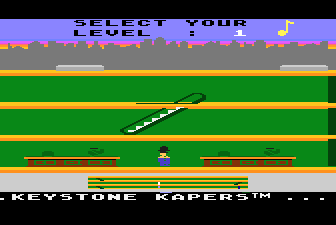 Keystone Kapers — Title screen