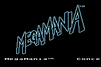 MegaMania — Title screen
