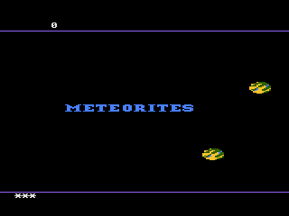 Meteorites — Title screen