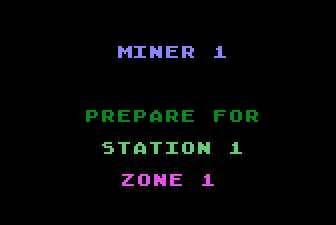 Miner 2049er — Title screen