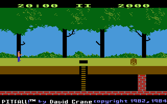 Pitfall! — Title screen