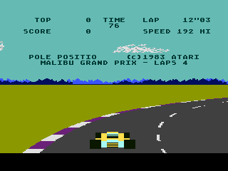 Pole Position — Title screen