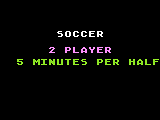 RealSports Soccer — Title screen