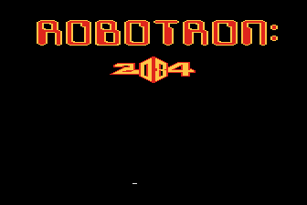 Robotron : 2084 — Title screen