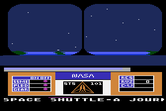 Space Shuttle : A Journey Into Space — Title screen