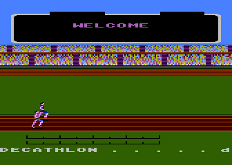 The Activision Decathlon — Title screen
