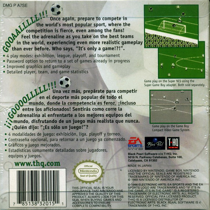FIFA Soccer '97 — Box back
