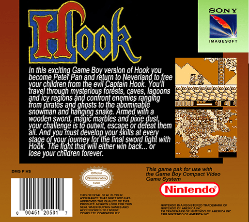 Hook — Box back